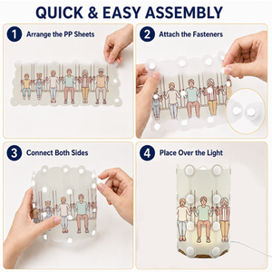 โคมไฟตั้งโต๊ะรูปสัตว์เลี้ยงแบบ DIY พร้อมฐานไม้ LED ปรับแต่งได้ สำหรับตกแต่งบ้าน เป็นมิตรกับสิ่งแวดล้อม - Product Image 3