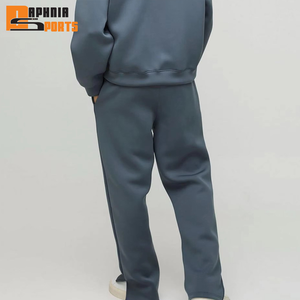 Sudadera con Capucha Estampada de Corte Regular y Lavado Ácido para Hombre, Estilo Urbano Personalizado 2026, de Alta Calidad, 100% Algodón, Talla Grande, Dos Piezas - Product Image 5