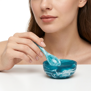 Bol de service pour salade, design classique sculpté, en résine écologique, poli à la main, passe au lave-vaisselle et empilable - Product Image 1