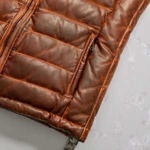 Leather Bomber <b>Jacket</b> <b>Summer</b> Streetwear Zipper Closure Stand Collar Solid Pattern Canvas Fabric - Product Image 5