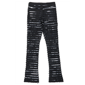 Pantalon en jean décontracté pour homme, personnalisé, de haute qualité, coupe droite, streetwear confortable, taille mi-haute, vente en gros - Product Image 2