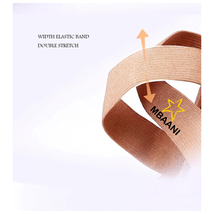 MBAANI – chaussures de ballet souples pour femmes, tige synthétique, doublure en coton, semelle en caoutchouc, chaussures plates pour entraînement de danse - Product Image 2