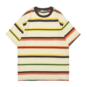 T-shirt en coton uni de haute qualité pour homme, col rond, décontracté, en jersey de coton - Product Image 5