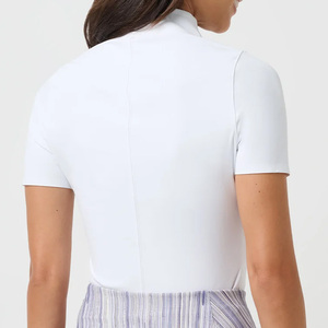 Top Fashion Ladies Polyester Polo Shirt Women and White Athletic Fit Plus Size Polo Shirts Custom Colors Accepted - Product Image 4