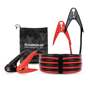 Roadpower Heavy-Duty 16ft 2500A Booster Cable 99.9% Pure Copper Conductor Safe Strong Reliable For <b>Cars</b> Trucks And SUVs - Product Image 6