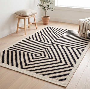 High Quality Large Bohemian Area Rug 9x12 Living Room Rug For Farmhouse Bedroom Dining Hall Boho Fringe Herringbone Pattern <b>Mat</b> - Product Image 4