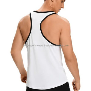 <b>Mens</b> Custom Undershirt Crew Neck Sleeveless Polyester/Cotton Breathable - Product Image 2