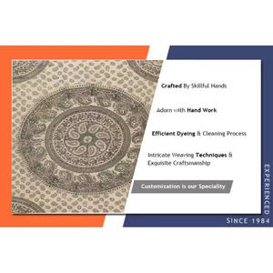 Venta caliente alfombras impresas de algodón hechas a mano de lujo bordadas y juegos de alfombras de dormitorio lavables a máquina decoración del hogar para la sala de estar - Product Image 5