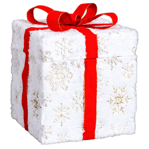 Renna Motorizzata Pop-up da 12 Pollici con 60 Luci LED, Scatola Regalo per Decorazioni Natalizie da Esterno e Figurine Giocattolo - Product Image 2