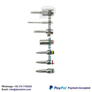 Kit de extracción de implantes dentales Kit de eliminación de implantes rotos de logotipo personalizado y color 8 piezas con estuche CE instrumentos de implantes dentales - Product Image 2