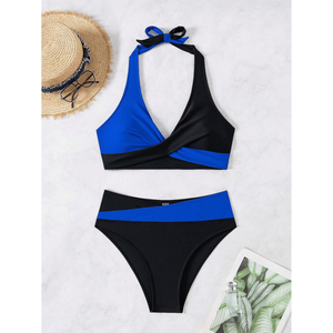 Costume da Bagno Bikini da Donna Due Pezzi Multicolore ad Asciugatura Rapida, Alla Moda, per Spiaggia - Product Image 2