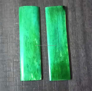 Par de escalas de hueso de cuerno de búfalo natural para manualidades de cuchillos, losas de cuerno pulidas para proyectos de bricolaje, empuñaduras personalizadas y hechas a mano - Product Image 3