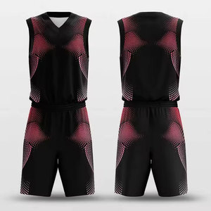 Tenue de jeu confortable de style moderne, uniforme de basket-ball professionnel, ensemble maillot et short imprimés par sublimation, vêtements haute performance - Product Image 2