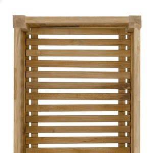 Jardinière en bambou et teck artisanale en gros |   Pot de jardin en bois naturel - Product Image 2