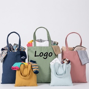 Customizable Cartoon Pattern <b>Foldable</b> Cotton Canvas Eco-Friendly Reusable Shopping Tote <b>Bags</b> Logo Custom Print for Groceries - Product Image 2