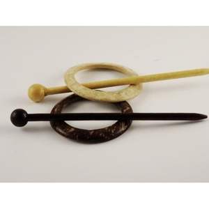 Pasador de Pelo de Madera con Acabado de Lujo Hecho a Mano, Artesanía de Bambú y Madera - Product Image 3