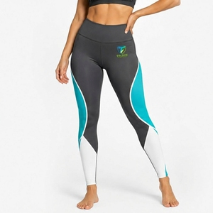 2026 Latest Custom Full-Length Women Leggings High Waist Breathable Knitted Logo Printing Light Leggings Ladies OEM ODM Service - Product Image 5