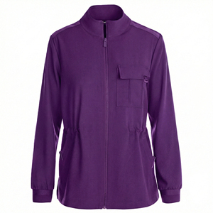 Chaqueta Médica Personalizable y Versátil con Cierre Completo, Cintura Ajustable y Múltiples Bolsillos, Venta al Por Mayor - Product Image 6