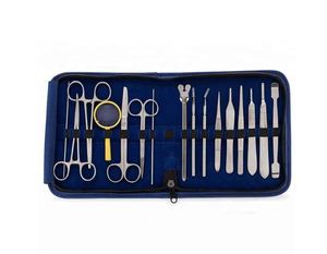 Kit de pratique de suture chirurgicale pour étudiants en médecine, ensemble d'enseignement des premiers secours, kit chirurgical d'urgence réutilisable en acier de haute qualité - Product Image 1