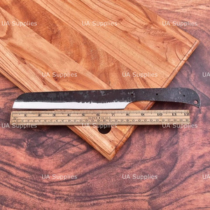 Cuchillo de caza de acero 1095 forjado a mano con hoja completa de punta caída, mango personalizado semiterminado, para fabricación de cuchillos DIY, OEM/ODM - Product Image 4