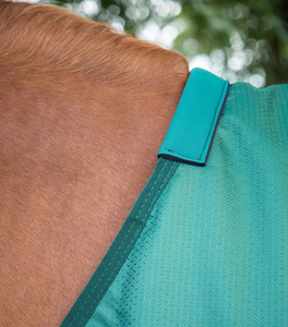 Couverture d'extérieur pour chevaux, imperméable et respirante, de qualité supérieure, couleur vert émeraude, durable, légère, pour l'équitation - Product Image 3