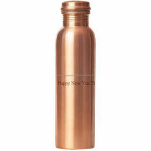 32 oz Pure Copper Water Bottle with Lid Best Gift For New Year - Product Image 3