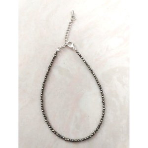 Latest Luxury Women Eco-Friendly Handmade Fashion Gemstone Hot Selling Lightweight Versatile High Quality Faceted 2mm Pyrite - Product Image 3
