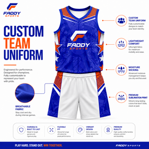 Maillot de basket-ball personnalisé par sublimation, créez votre propre maillot d'équipe, maillot de basket-ball professionnel respirant en mesh et ensemble short - Product Image 5