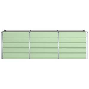 Macetero de Acero Verde 240 x 80 x 75 cm, Macetas y Jardineras - Product Image 4