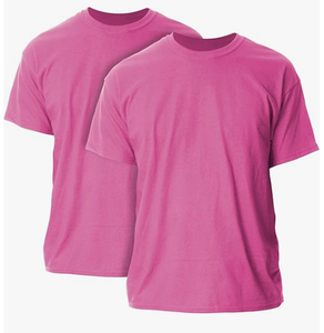 T-shirt décontracté pour homme en coton satiné uni, manches courtes, respirant, séchage rapide, col rond, vêtement d'été, tee-shirt basique pour adulte - Product Image 1