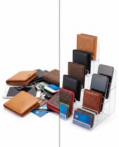 Soporte organizador acrílico multicapa moderno para gafas de sol, billeteras para teléfonos, solución de almacenamiento ordenada y accesible - Product Image 6