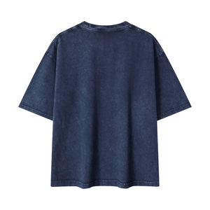 เสื้อยืดทรงบ็อกซี่ฟิต ผู้ชาย ไซส์ใหญ่ ผ้าคอตตอนหนา 100% สไตล์สตรีทแวร์ แขนสั้น รับสกรีนโลโก้ ลำลอง ทรงปกติ น้ำหนัก 220 กรัม - Product Image 2