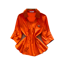 Blusas Casuales de Manga Larga para Otoño, Camisas Sólidas para Mujer, Tops Casuales para Dama, Ropa al por Mayor para Mujer