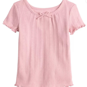 Korean Style Baby Tops Corduroy Embroidered Turn Down Collar Floral Casual Wear for Baby Girls - Product Image 4