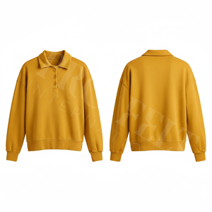 เสื้อโปโลแขนยาวแฟชั่นลำลองสไตล์สปอร์ตสำหรับเดินทาง คอปกติดกระดุม ผ้าคอตตอนผสมใส่สบาย รับผลิตแบบ OEM ODM - Product Image 5