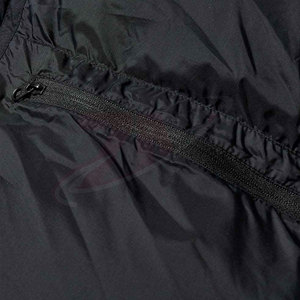 Chaqueta Acolchada con Capucha para Hombre, Negra, Abrigo de Invierno, Casual, Resistente al Viento, Cierre de Cremallera, Color Sólido, Corte Regular - Product Image 4