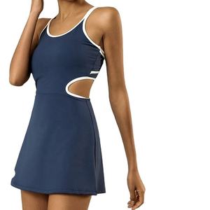 Jupes de golf, jupes de tennis, shorts de yoga, jupes de tennis blanches à taille mi-haute, fabriquées en gros - Product Image 1