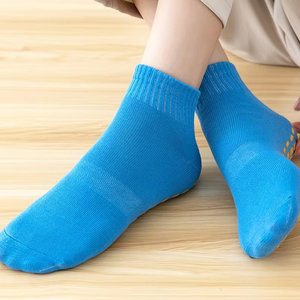 Custom Disposable Non-Slip <b>Trampoline</b> Grip Men's 100% Cotton Anti-Bacterial Quick Dry Spring Sports Socks - Product Image 5