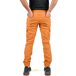 Pantalon cargo pour homme, style urbain tendance, taille ajustable, durable, multi-poches, respirant, léger, en coton - Product Image 3