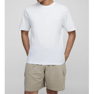 ชุดเสื้อยืดผู้ชาย 2 ชิ้น แขนสั้น คอวี ผ้าฝ้ายน้ำหนักเบา สวมใส่สบาย ระบายอากาศได้ดี ทรงปกติ แบบลำลอง OEM - Product Image 1