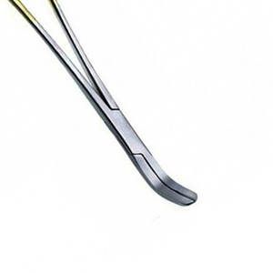 Pinza Manual de Acero T C Wynman para Extracción de Coronas, Siete Pulgadas, Diseño Personalizado, Uso Dental Profesional por Blush Surgical - Product Image 3