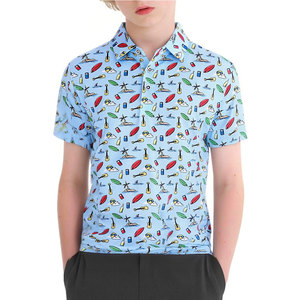 Polo de Golf para Jóvenes Activos, Camiseta Deportiva Transpirable de Manga Corta, Ropa Deportiva de Verano - Product Image 1