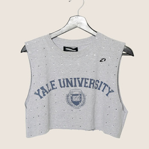 High Quality Wholesale Women Luxury <b>Rhinestone</b> Crop Tank <b>Top</b> Custom Sleeveless Streetwear Sparkly <b>Top</b> women's shirt Supplier USA - Product Image 5