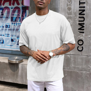 Camiseta Oversize para Hombre, Diseño Casual para Mayor Comodidad, con Logotipo Personalizado, Tela Ligera y Ajuste Cómodo - Product Image 2