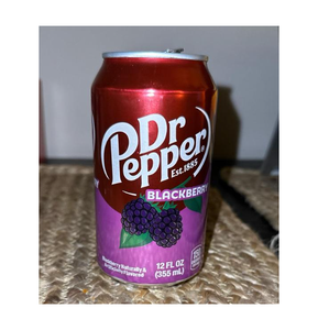 Lot de 12 canettes de soda Dr Pepper Blackberry de 355 ml (12 fl oz) avec code-barres EAN pour la numérisation en magasin et la gestion des stocks, exportation mondiale - Product Image 4