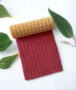 Rollo de textura de mariposas de alta calidad, plástico PLA impreso en 3D, hecho a mano, el mejor precio para suministros de manualidades, exportador de India CLART - Product Image 1