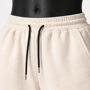 Pantalon de survêtement ample pour femme, imprimé bouffant, 100 % coton 380g, taille mi-haute, jambe large, avec cordon de serrage, décontracté, pour l'hiver, personnalisation OEM - Product Image 5