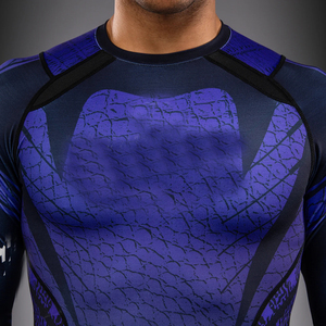 Camiseta de Compresión para Hombre con Protección Solar UPF 50+, Antibacteriana, Manga Larga, Spandex/Poliéster, Secado Rápido, Alto Rendimiento - Product Image 2