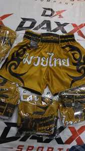 กางเกงมวยไทยพิมพ์ลายคุณภาพดีที่สุดสำหรับผู้ใหญ่ โลโก้ด้านหน้า แบบ unisex - Product Image 2