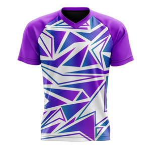 T-shirts pour hommes, été, couleur unie, col en V, manches courtes, doux, respirants, en polyester et coton. - Product Image 1